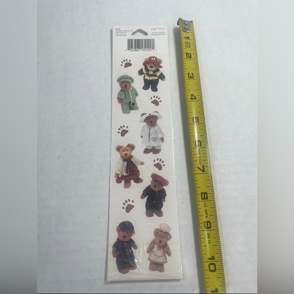 RARE Vintage VHTF Boyds Bears Mini Bears 2 Sticker Sheet - Picture 3 of 5